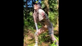 Forest Frolick Standing up PISS - (uncensored version on Fansly)