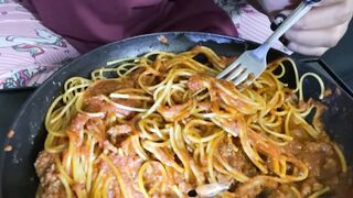 giantess enjoys her meal