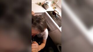 BlowJob in the Kitchen