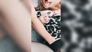 Orgasmed on nipple clamps