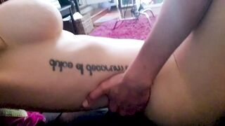 COWGIRL RIDING ORGASM WITH LOTS OF GIGGLES! Real Happy Sex Caught on Camera! Ft Mickey Mod