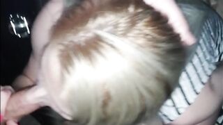 Blowjob and SEX In a Public Highway Parking Lot Traveling to Spain!