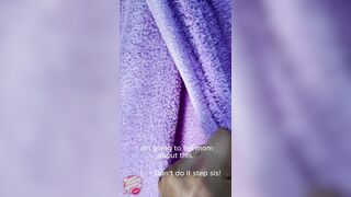 My 18 year old Pinay stepsister tripped and fell on my dick! Naglock parang John loyd and Shaina!!!