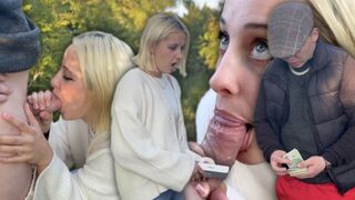 Facet publicznie proponuje mi IPHONA za zrobienie loda, zgodziłam się - POLSKIE PORNO