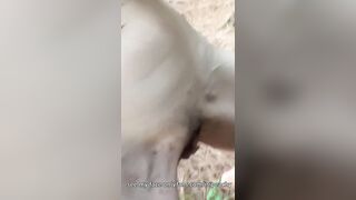 I Pee Standing Like a Naughty Dog in Heat