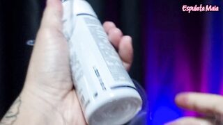 Influencer testing erotic products - Pepper Blend official - Wet line - body oil and others -ASMR