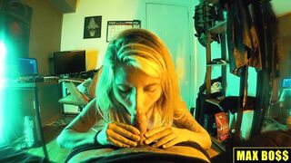 Petite Blonde Loves Creampie