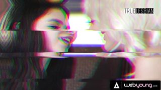 Horny Violet Starr Teases Bestie Freya Parker With Dirty Words While Playing Tabletop Game Together