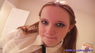 4K/ Sexy Pussy Grinding POV Lap Dance for Lucky Old Man from Hot Body Redhead Babe Halo Lamont