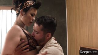 Deeper. Petite Bad Girl Lulu Chu Gets Her Tight Pussy Fucked Hard