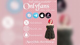 Big Titty Goth Playing w/ Vibrator