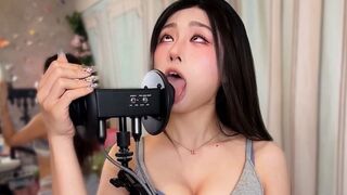 ASMR LICK |LonikaMeow港女舔耳 顱內高潮 3Dio Ear Licking Ahegao Kisses 耳舐め CK內衣【No ADs on PATREON & ONLYFANS】