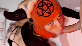 Possessed Demon Girl Gets Fucked and Takes Cum on Face – Mask Ritual Pt. 2