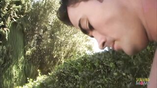 She saw the large phallus concealed under his undergarments and proceeded to provide a blowjob.