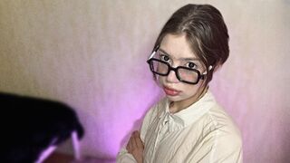FULFILLED HIS DREAM And Fucked His Strict Sexy Teacher Roughly In The Mouth