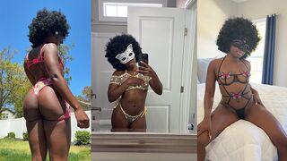 Ebony Butts Tease Compilation 6 (Lingerie / Teasing / Booty)