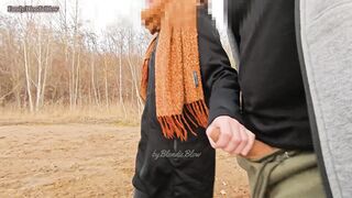 Walk on a public road while she gives you an extreme handjob