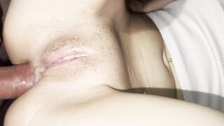 My First Anal Try - Tight 18 VIRGIN Stepsister Ass Can't Fit Her First Big Cock