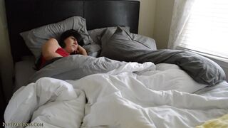 Stretching and Yawning In Bed