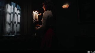 Vampire Seduction in Old Gothic Manor - Nerdy Girl Gets Mesmerized by Century Old Sexy Blonde Owner