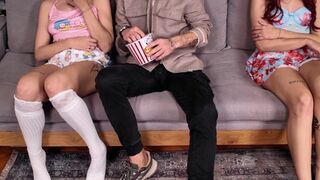 Waiting for My stepdaughter's boyfriend! fingering her to educate her on sex!