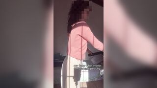 Redhead Strips Her Pants Off While Walking On The Treadmill Like A Tease