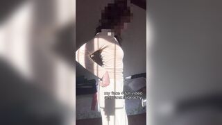 Redhead Strips Her Pants Off While Walking On The Treadmill Like A Tease