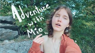 Having fun on a hike